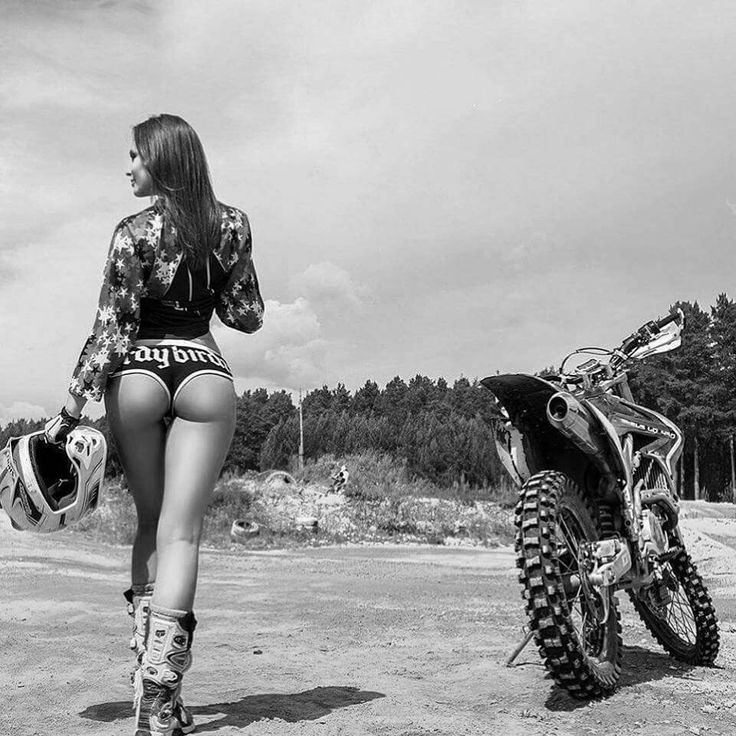 Beautiful girls and motorcycles in Lodz